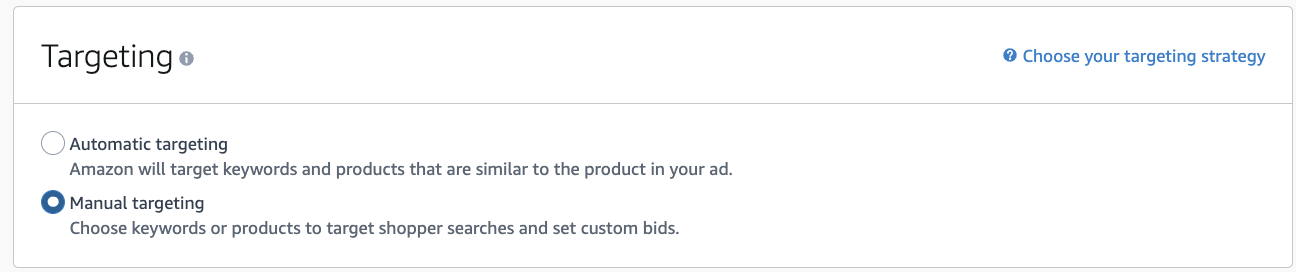 Amazon keyword match types explained