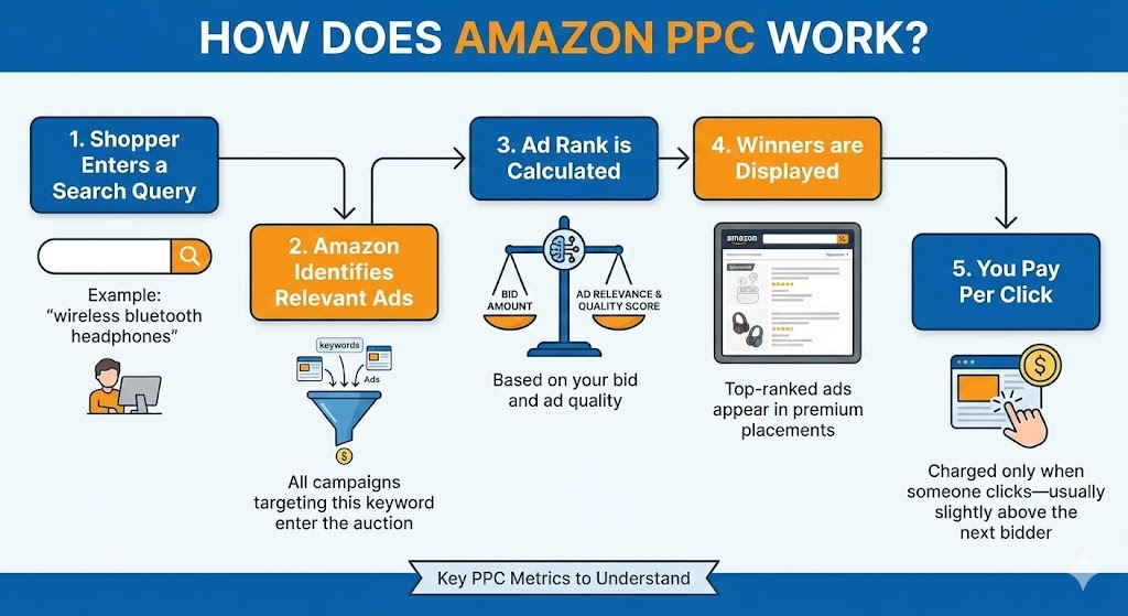 How Amazon PPC auction works